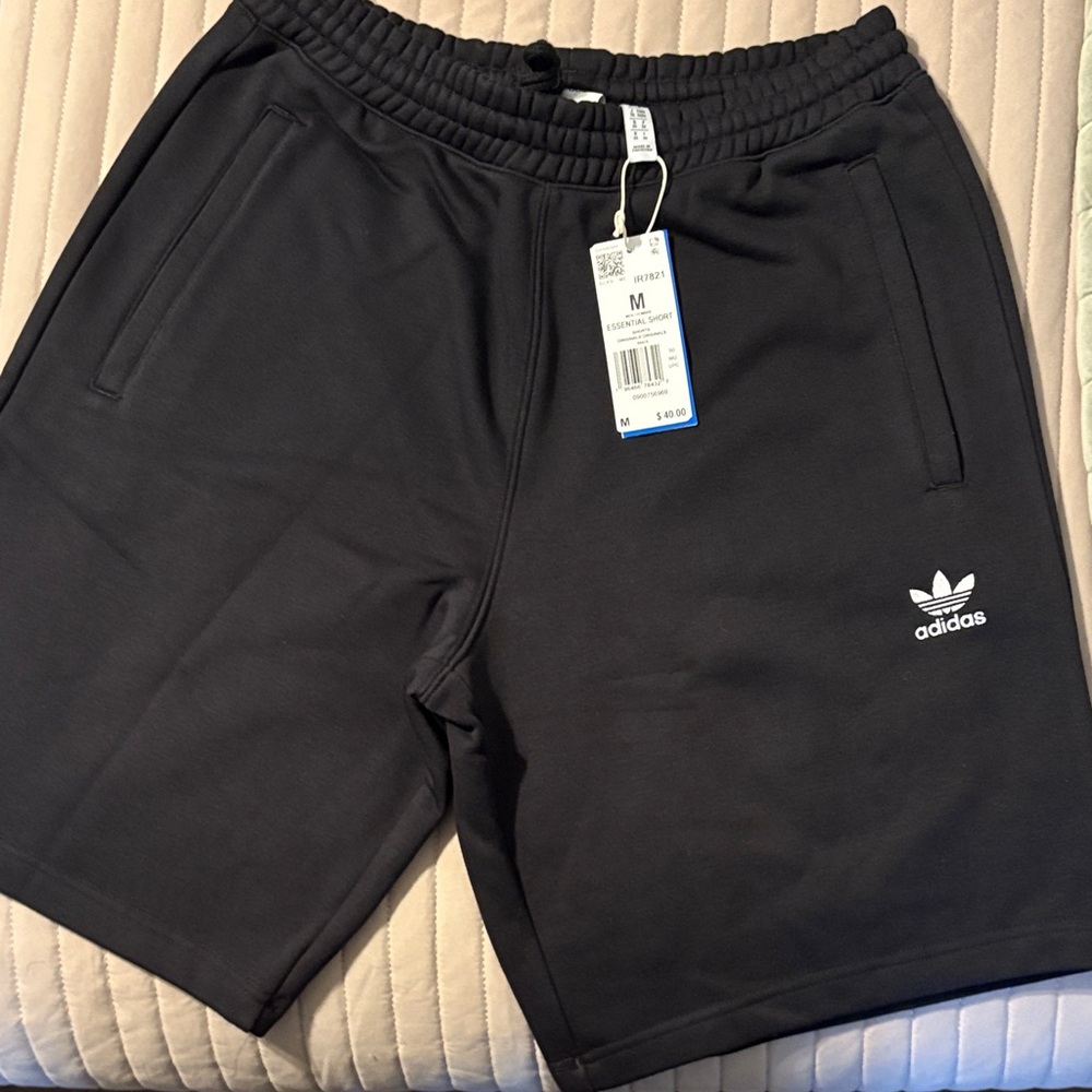 Adidas Men's Dark Gray Athletic Shorts
